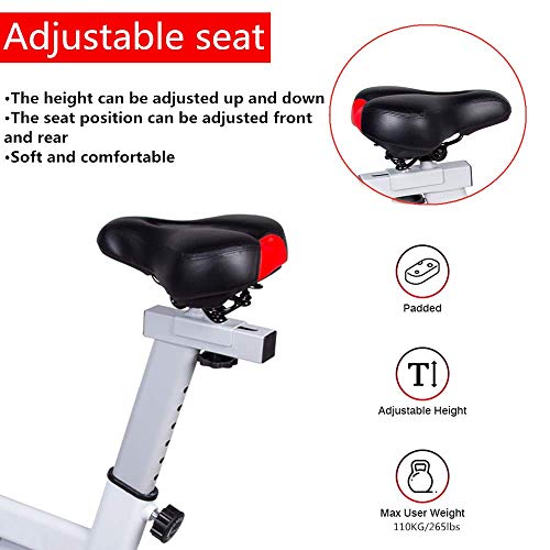 SLEE SPIN EXCERCISE BIKE FITNESS CARDIO TRAINING GYM HOME SPORTS FAT BURN UPRIGHT