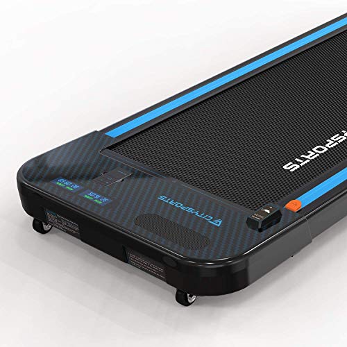 CITYSPORTS Treadmill 440W Motor, Electric Walking Machine Bluetooth Built-in Speakers, Adjustable Speed, LCD Screen & Calorie Counter, Ultra Thin and Silent, Intended for Home/Office