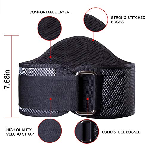 EASY BIG Weight Lifting Belt Durable Comfortable & Adjustable for Men and Women