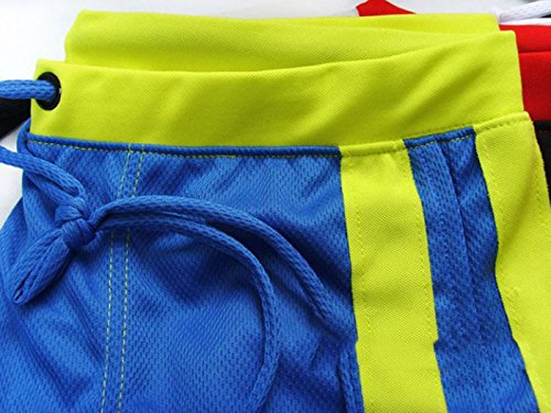 AWEIDS Men's Soft Breathable Running Sports Loose Shorts Pants Jogging Shorts (S(fits UK XS), Black)