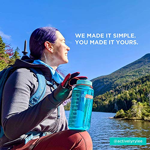Nalgene Everyday WH Plastic Water Bottle - 1 Litre, Blue