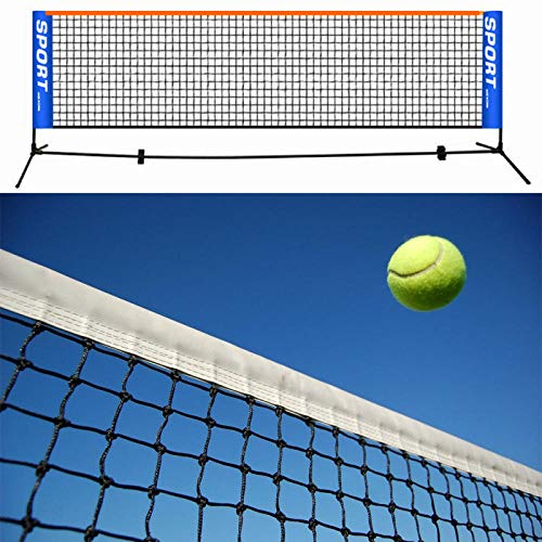 NUNGBE 4 sizes, sports tennis, training nets, training nets for children, durable track and field sparring equipment, sports practical portable tennis net bracket-3.1m