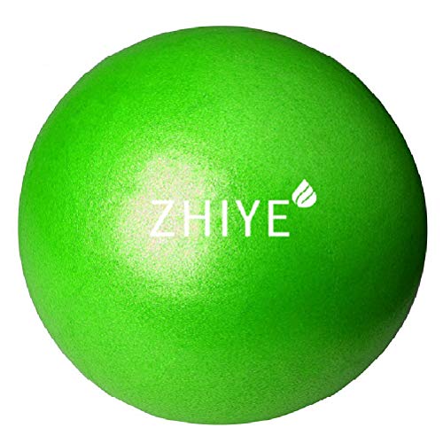 ZHIYE Mini Pilates Ball Yoga Small Exercise Ball Core Fitness Bender, Yoga, Stability, Barre, Training Physical Therapy Anti-Slip Swiss Ball Gym Home