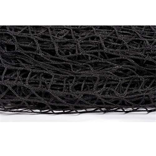 Dbtxwd Tennis Training Net 12.8M*1.1M, Polyester Foldable Volleyball Black Net for Suitable for Family Entertainment Garden