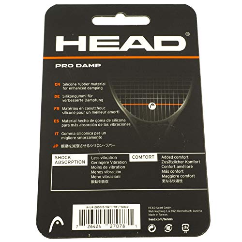 HEAD racquet accessory, Pro Damp, 2 pack, 285515-YW