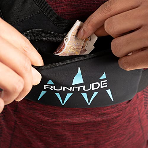 Runitude Running Phone Holder Vest | Chest Pouch | Train Lightweight | Key Clip Holder | Light Straps | Waterproof | Reflective | Men & Women