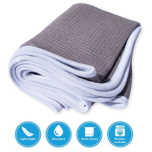 desired body Fitness Gym Towels - 2 Pack - for Workout and Sports - Absorbent, Fast Drying, Odour-free - Grey