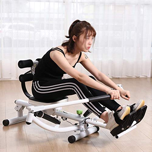 Rowing Machines, Rowing Machine,Home Foldable Magnetic Resistance Rowing Machine,Abdomen Stovepipe Rowing Device,with 12 Resistance Levels 3 Grades Slope