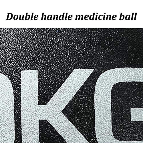 Medicine Balls WXYZ Fitness Double Handle, Rubber Solid Training Ball, Strength Training 3kg, 4kg, 5kg, 6kg, 7kg, 8kg, 9kg, 10kg (Size : 3kg)