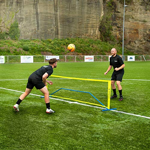Vermont Portable Football Tennis Net | Complete Head Tennis Net In 3 Sizes (10ft, 20ft, 30ft) With Carry Bag (10ft)