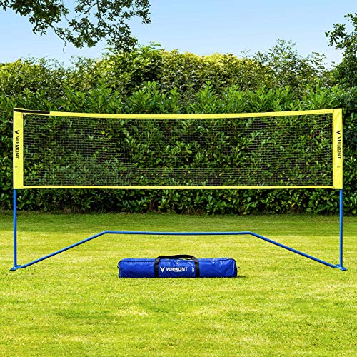 Vermont ProCourt Mini Tennis & Badminton Combi Net - Carry Bag Included - Three Sizes (10ft Wide)