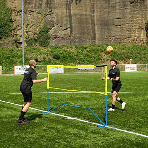 Vermont Portable Football Tennis Net | Complete Head Tennis Net In 3 Sizes (10ft, 20ft, 30ft) With Carry Bag (10ft)