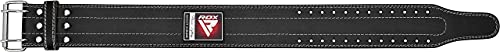 RDX Weight Lifting Belt for Men Women, IPL USPA Approved, 6mm Thick 100% Leather, 4” Powerlifting Back Support, Squat Deadlift Bodybuilding Exercise Fitness Gym Workout Strength Training up to 700 LBS