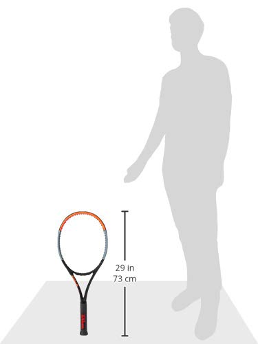 Wilson Tennis Racquet, Clash 98, For Children Over 11, Graphite, Black/Grey/Red, WR008611U4(unstrung)