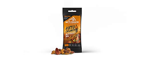 ACTI-SNACK Buffalo BBQ Keto Crunch 12 x 40g | Sports Nutrition Snacks, Protein on The Go - Buffalo BBQ Almonds, Cashews & Pumpkin Seed Mix, Keto Certified, High Protein Snack