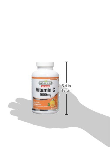 Natures Aid Vitamin C Time Release 1000 mg, Immune Support, 180 Tablets