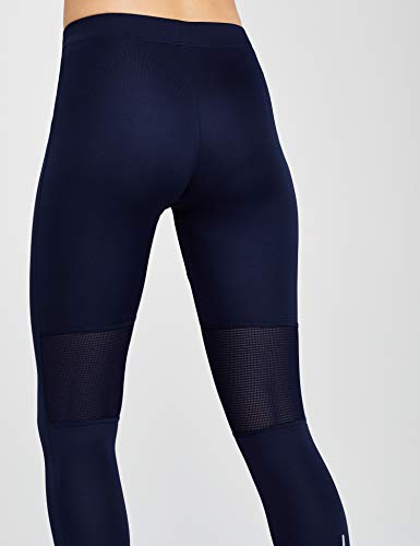 Amazon Brand - AURIQUE Women's Petite Sports Leggings, Blue (Navy), 16, Label:XL