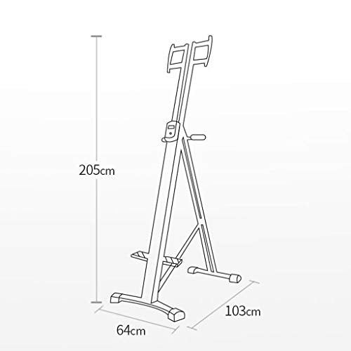 M-YN Vertical Mountaineer Stepper Vertical Climber Fitness Folding Exercise Climbing Machine Folding, Max Load 300KG, Height adjustable