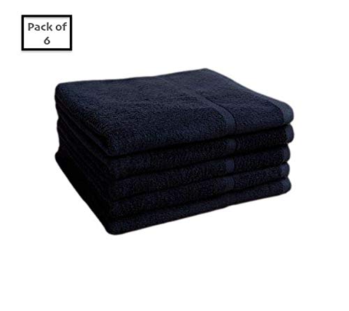 A & B TRADERS Bleach Resistant Towels Hairdressing | Black Chlorine Resistant Hand Towels | Salons, Spas, Gym, Pools, Nails, Beauty (6)