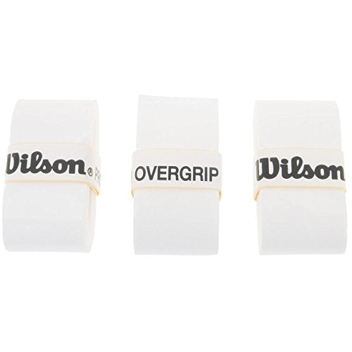 Wilson Overgrip, Pro Overgrip, Unisex, White, Pack of 3, WRZ4014WH