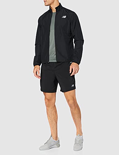 New Balance Core Run Jacket, Mediumen, Black, Large
