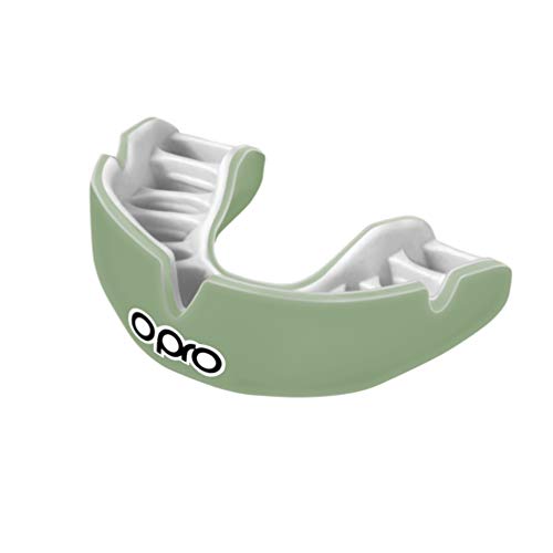 Opro Power-Fit Adult Mouthguard – Custom Fit Gum Shield for Rugby, Hockey, MMA, Contact Sports – Dental Warranty, Dual Layer Outer Shell, Anatomical Fins, Inter Jaw Absorption Technology