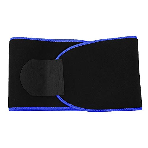 214 Fitness Waist Trimmer Belt Sweat Workout Body Shaper Sauna Sweat Wrap Sauna Suit Effect for Men & Women Weightlifting(blue, M)