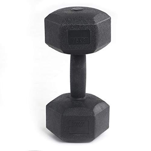 Holdfiturn 2x10kg Hexagon Dumbbell Hex Dumbbell Men's Home Fitness Equipment Gym Strength Training Black