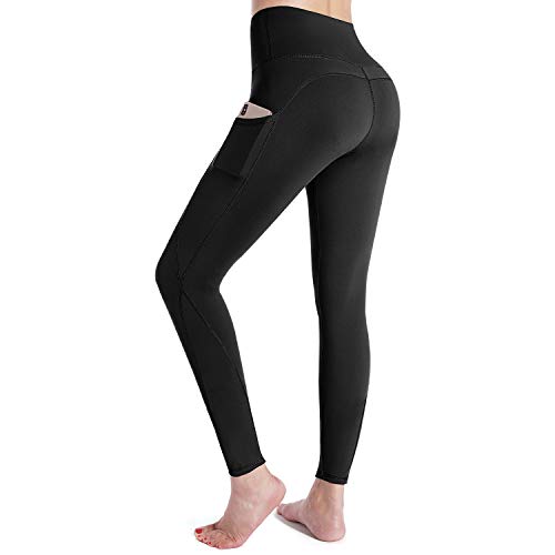 G4Free Womens Leggings Sports Yoga Pants with Pockets High Waist Tummy Control Soft Stretch Slim Trousers Gym Athletic Workout Running Tights Pants