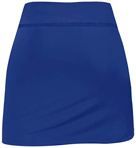 BLEVONH Women Tennis Skirts Inner Shorts Elastic Sports Golf Skorts with Pockets - blue - Medium