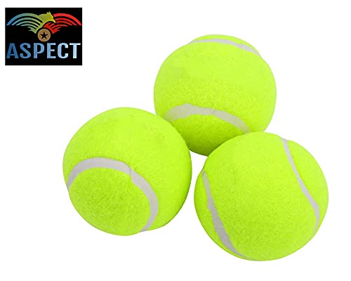 Aspect Practice Tennis Balls, Pressureless Training Exercise Tennis Balls with bag, Soft Rubber Tennis Balls for Beginners, Pack of 24 And 12 (12)