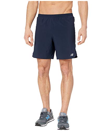 New Balance Men's Impact Run 7 Inch Boy Shorts, Eclipse, M