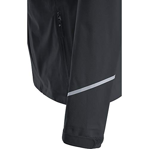 GORE Wear Women's Waterproof Hooded Running Jacket, R3 Women's GORE-TEX Active Hooded Jacket, Size: 36, Colour: Black, 100071