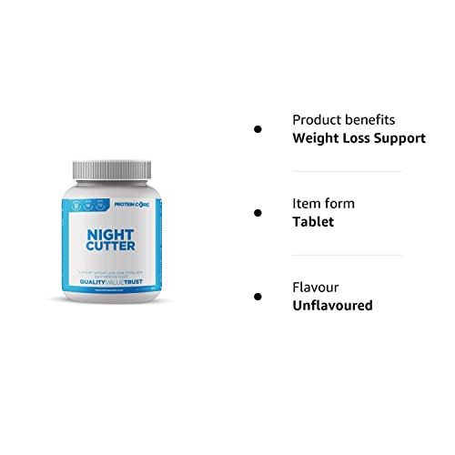 Night Cutter fat burner tablets fast weight loss tabs non-stimulant lose weight management quick pills for men & women UK made - 2 months supply (120)