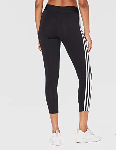 Adidas Women's Essentials 3-Stripes Tight, Black/White, XS