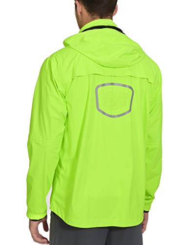 Little Donkey Andy Men's Lightweight Running Jackets Fluorescent Yellow XXL