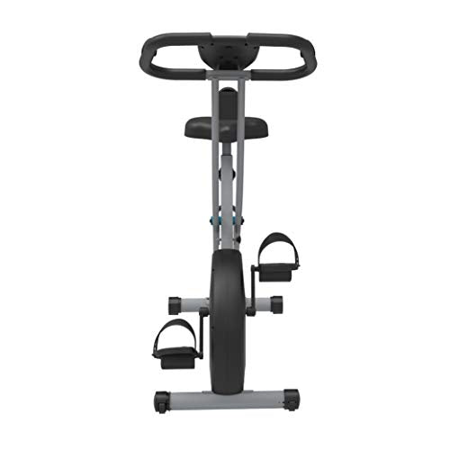 Fit4home ES-892 Fitness Exercise Bike Fold-able LCD Display Pulse Sensors Black Grey