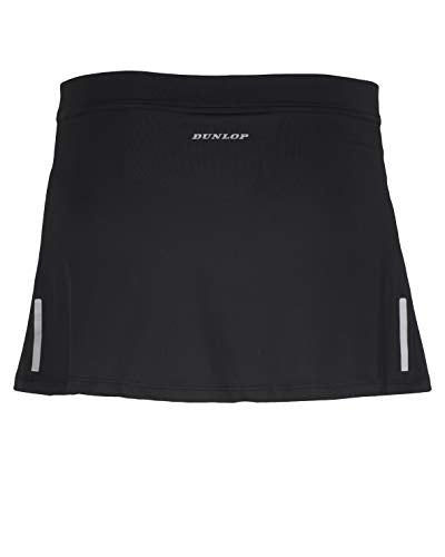 DUNLOP Girls' 71416-164 Club Line Skirt, Black, Size 164
