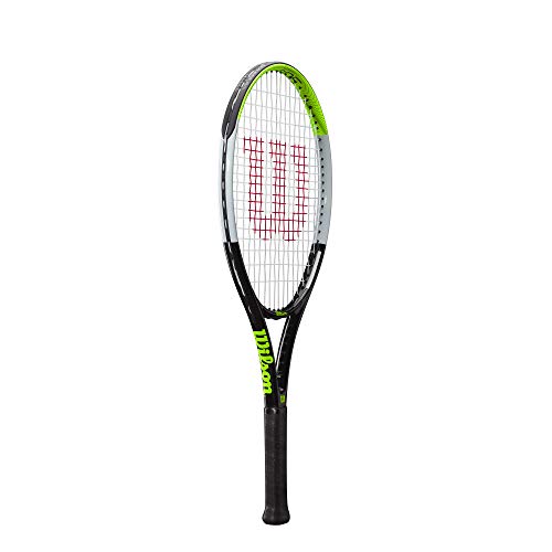 Wilson Blade Feel 25 tennis racket, For children ages 9-10, Aluminium/Fibreglass, Green/Grey/Black, WR055510U