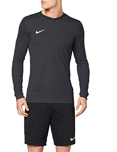 Nike LS Park VI Jsy – Long-Sleeved Shirt, Black / White, Medium