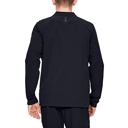 Under Armour UA STORM LAUNCH JACKET 2.0, Zip Jacket, Sports Jacket Men, Black (Black/Black/Reflective (001)), M