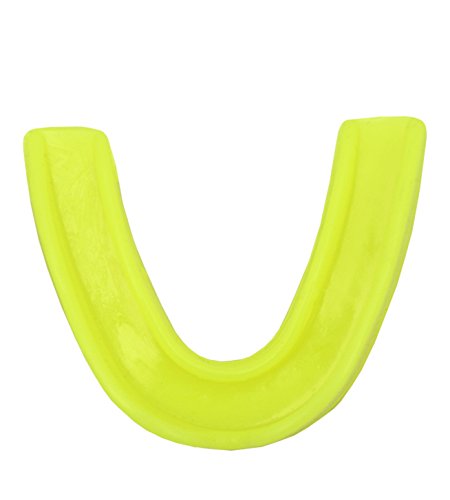 Make or Break PROTECTIVE GEAR GUM-SHIELD MOUTH GUARD SPORTS RUGBY FOOTBALL HOCKEY BOXING BOIL BITE MMA KARATE DENATL GUARD (Yellow, Junior)