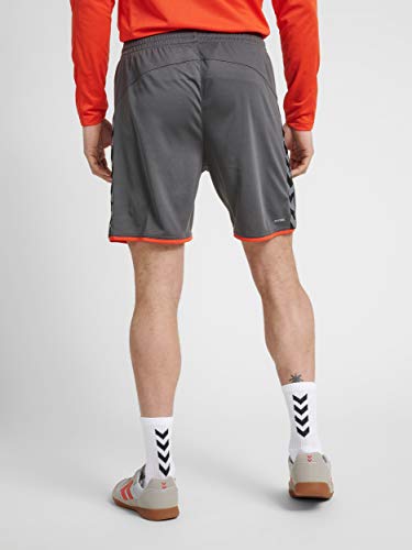 hummel Men's Shorts Hmlauthentic Poly Shorts, Mens, Shorts, 204924-1525-XL, Asphalt, XL