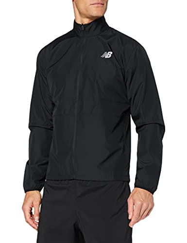 New Balance Core Run Jacket, Mediumen, Black, Large
