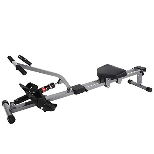Greensen Rowing Machines for Home Use Air Resistance Aerobic Rowing Machine Fitness Workout Advanced Driving Belt System with 12-Gear Adjustable Resistance and Digital Indicator