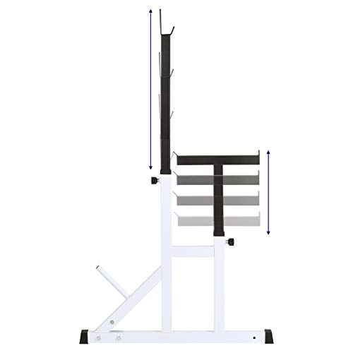 Hardcastle Bodybuilding Adjustable Squat Rack with Spotters