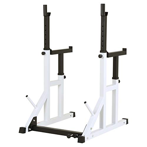 Hardcastle Bodybuilding Adjustable Squat Rack with Spotters | Gym Store
