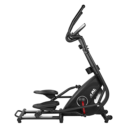 JLL CT500 Elliptical Cross Trainer, 2022 Version Magnetic Resistance, Adjustable Resistance, 7KG Flywheel, Tablet Holder, Bottle Holder, Heart Rate Sensor, 12 Months Warranty