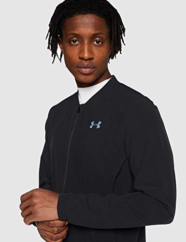 Under Armour UA STORM LAUNCH JACKET 2.0, Zip Jacket, Sports Jacket Men, Black (Black/Black/Reflective (001)), M
