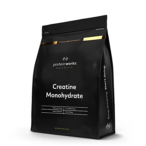 Protein Works - Creatine Monohydrate Powder | 100% Pure & Fine | Premium Grade Supplement For Lean Muscle Growth | Vegan | Unflavoured | 500 g